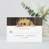 Cartons Réponse Fleurs de soleil rustiques Automne Floral Grange B (Debout devant)