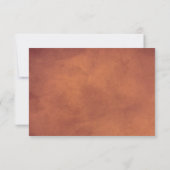 Cartons Réponse Fleurs en terre cuite et mariage de automne citrou (Dos)