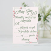 Cartons Réponse Fleurs Fanées de l'Ère de la Dépression (Debout devant)