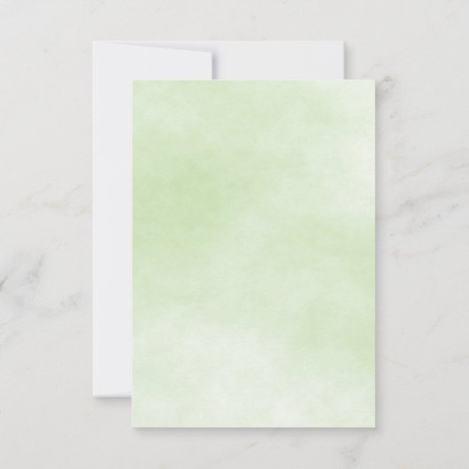 Cartons Réponse Fleurs roses Arrière - plan vert (Dos)