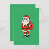 Cartons Réponse Flip Flops de Noël du Père Noël (Devant / Derrière)