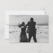 Cartons Réponse Floral bleu et blanc (Dos)