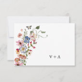 Cartons Réponse Floral coloré (Dos)