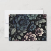 Cartons Réponse Floral Moody Bleu (Dos)