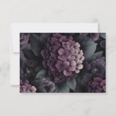 Cartons Réponse Floral Moody violet (Dos)
