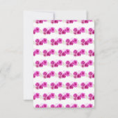 Cartons Réponse Floral Princess dans un choix de repas chaud rose (Dos)