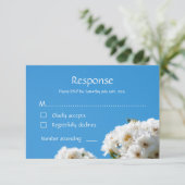 Cartons Réponse Floral rose blanc (Debout devant)