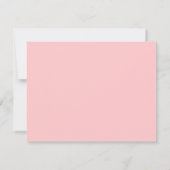 Cartons Réponse Floral rose poussiéreux (Dos)