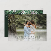 Cartons Réponse Floral rustique (Devant / Derrière)