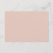 Cartons Réponse Floral Sage Greenery Dusty Rose QR Code Mariage (Dos)
