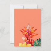 Cartons Réponse Floral tropical (Dos)