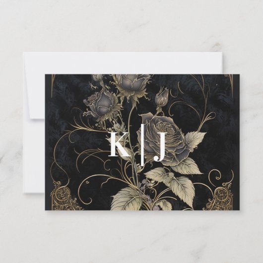 Cartons Réponse Florale gothique (Dos)