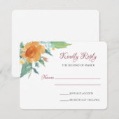 Cartons Réponse Flore printanière (Devant / Derrière)