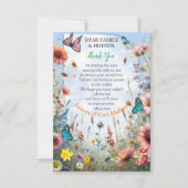 Cartons Réponse Flores florales du printemps et de l'été (Devant)