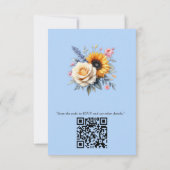 Cartons Réponse Flores florales du printemps et de l'été (Dos)