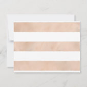 Cartons Réponse Flûte de Floral Pastel Rose (Dos)