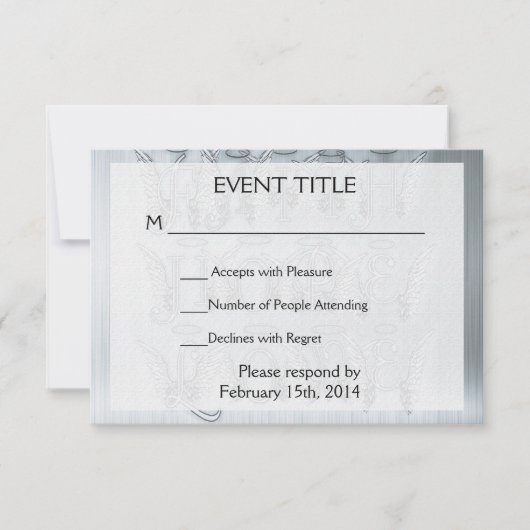 Cartons Réponse Foi, Espoir, Amour (Devant)