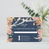 Cartons Réponse Foliage défraîchi couleur rose marine (Debout devant)