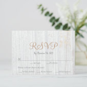 Cartons Réponse Forest Mountain Modern Birch Mariage (Debout devant)
