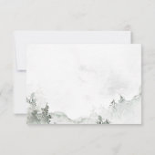 Cartons Réponse Forêt à l'aquarelle (Dos)