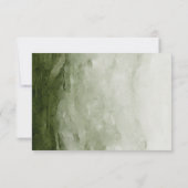 Cartons Réponse Forêt d'aquarelle | Arbres Et Cerfs (Dos)