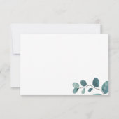 Cartons Réponse Forêt de calligraphie (Dos)