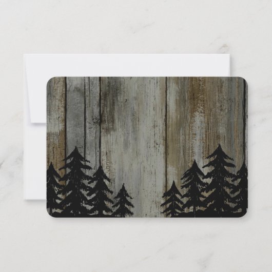 Cartons Réponse Forêt Noire rustique (Dos)