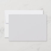 Cartons Réponse Formal Modern Classic Elevated Ivory Sm Wedding (Dos)