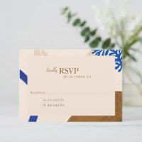 Formes Abstraites modernes Mariage bleu sable
