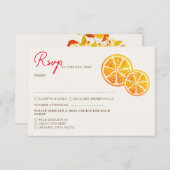 Cartons Réponse Fraîcheur Citrus Foliage Mariage (Devant / Derrière)