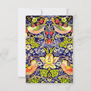 Cartons Réponse Fraise Thief Oiseaux William Morris