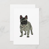 Cartons Réponse Français Chien Chien Mummy Costume Halloween Chien (Devant / Derrière)