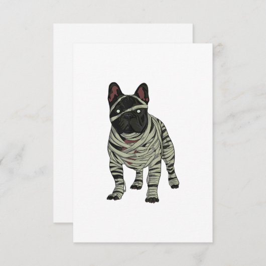 Cartons Réponse Français Chien Chien Mummy Costume Halloween Chien (Devant / Derrière)