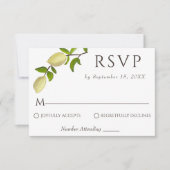 Cartons Réponse Fresh Citrus Painted Lemons Mediterranean (Devant)