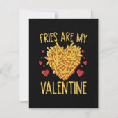 Cartons Réponse Frites Sont Mon Valentin (Devant)