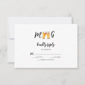 Cartons Réponse Funny Nothing Fancy Love Bière Décontracté Mariage (Devant)