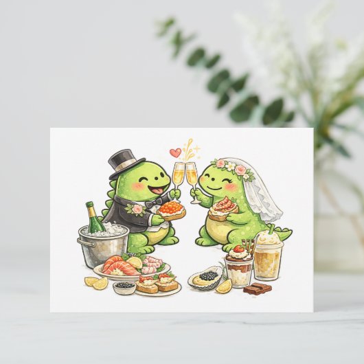 Cartons Réponse Funny Wedding (Debout devant)