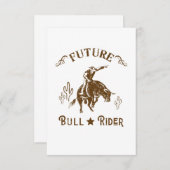 Cartons Réponse Future Bull Rider Cowboy Western Men (Devant / Derrière)