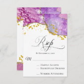 Cartons Réponse *~* Galaxy Cosmos Space SIMPLEMENT LOVE Modern RSV (Devant / Derrière)