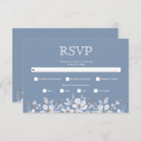 Garlande florale blanche et bijoux mariage bleu po