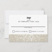 Cartons Réponse Gâteau mariage (Devant)