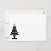Cartons Réponse Gâteau mariage (Dos)