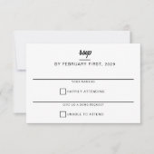 Cartons Réponse Gâteau mariage (Devant)