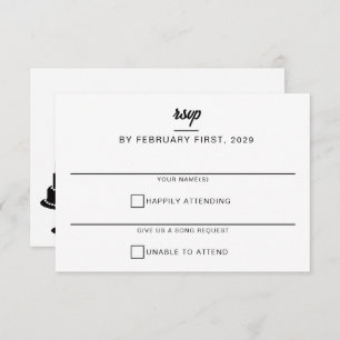 Cartons Réponse Gâteau mariage