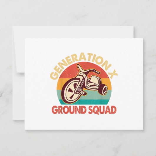 Cartons Réponse Génération 1965-1980 Gen X Generation X Ground Squ (Devant)