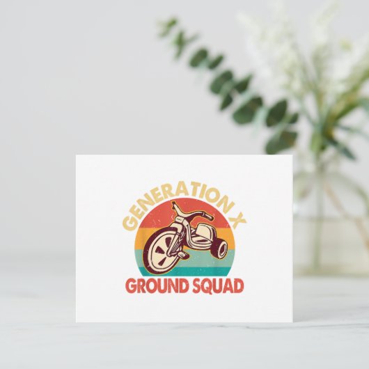 Cartons Réponse Génération 1965-1980 Gen X Generation X Ground Squ (Debout devant)