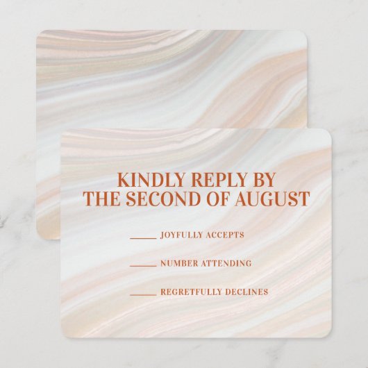 Cartons Réponse Géode de marbre chaud (Devant / Derrière)