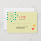 Cartons Réponse Géométrique moderne coloré rétro (Devant)