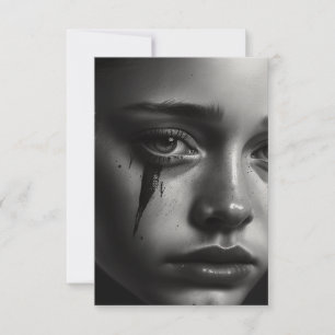 Cartons Réponse Girl with tears