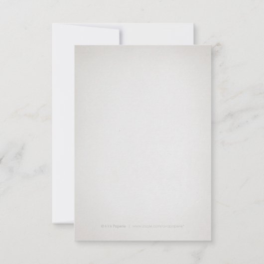 Cartons Réponse Glam argent parties scintillant déco mariage vinta (Dos)